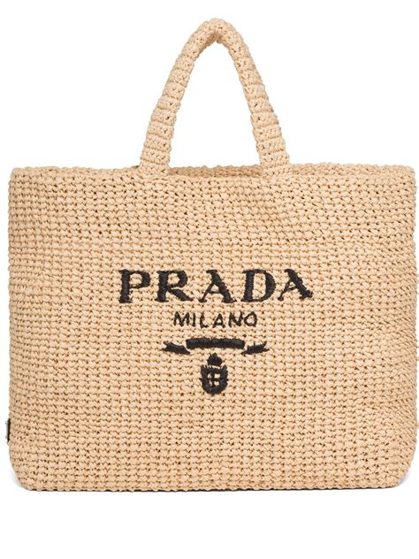 borsa raffia prada|farfetch prada bags.